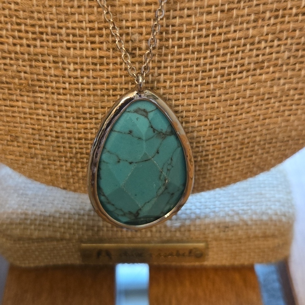Chloe Isabel Minaret Convertible Necklace Three Row Turquoise - Picture 4 of 4